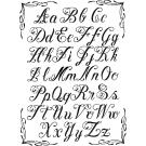 Stencil Schablone Buchstaben